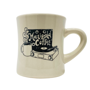 Record Player mug - Marigold Coffee